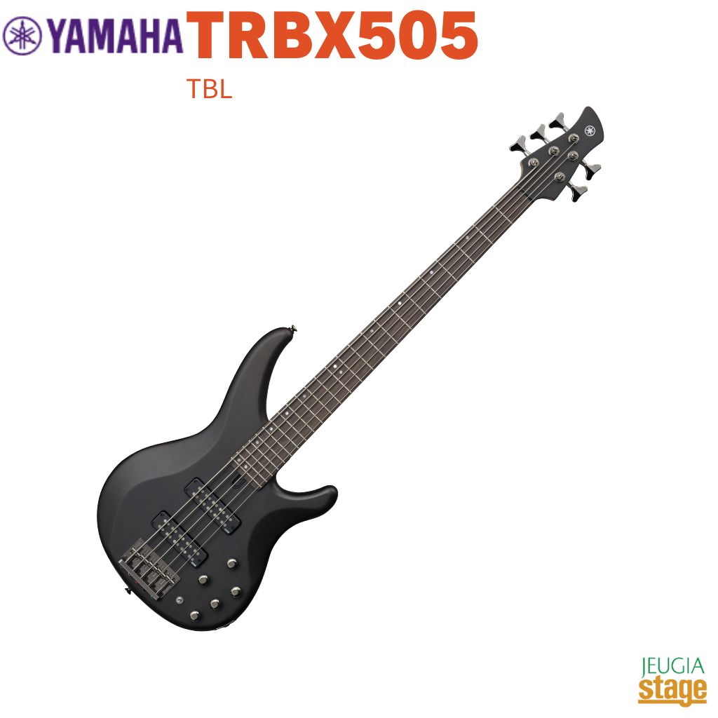 YAMAHA TRBX505 TBL(Translucent Black) ヤマハ エレキベース トランスルーセントブラック 【Stage- Bass】エレクトリックベース 黒 TRBX500シリーズ 5弦