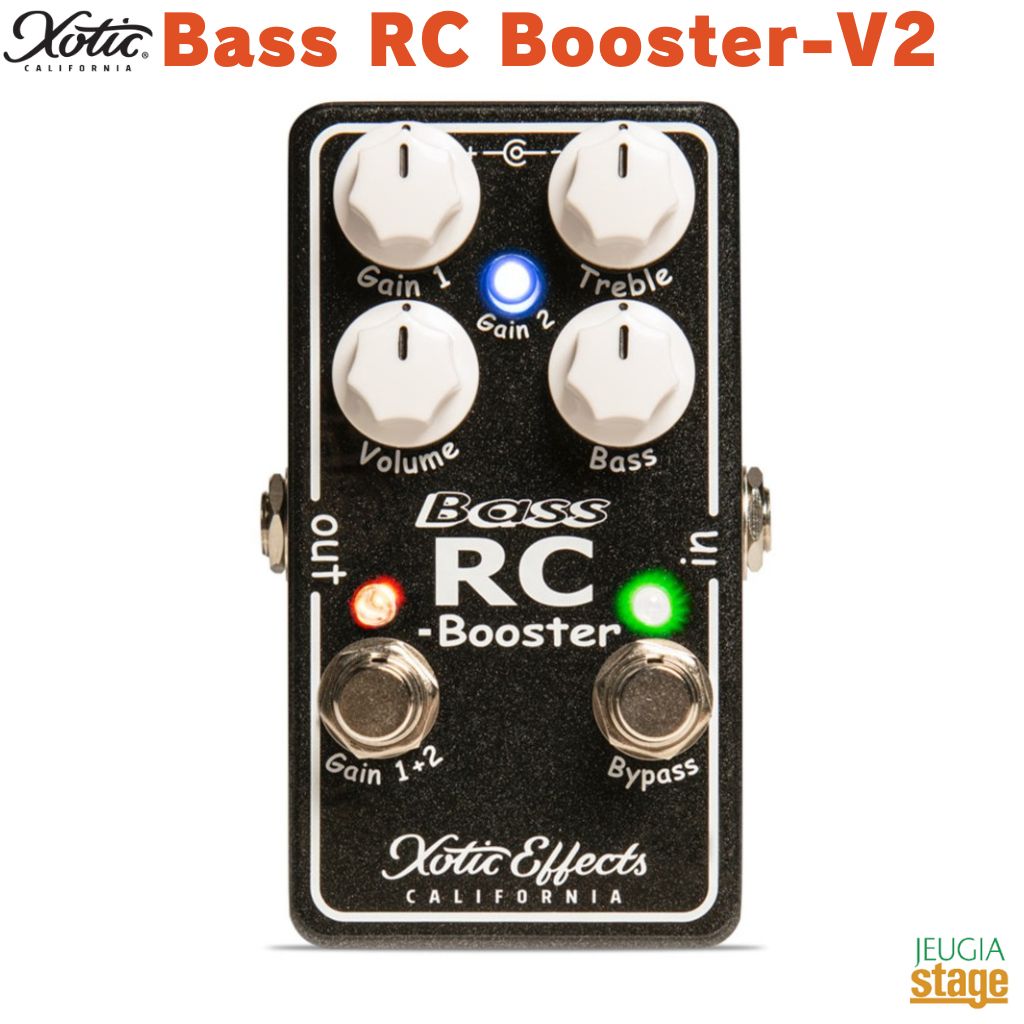 Xotic BRC-V2 (Bass RC Booster V2) エキゾチック アールシーブースター ベース用プリアンプ ブースター　 オーバードライブ 【Stage- Guitar Accessory】エフェクター effector effect pedal 22,792円