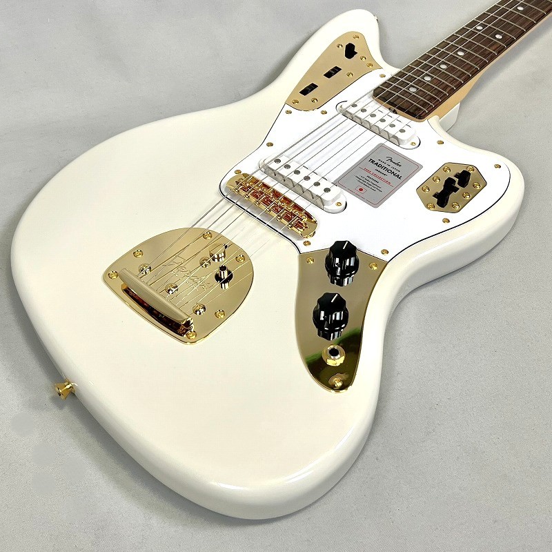 Fender Made in Japan Traditional 2025 Collection, 60s Jaguar・・, Rosewood Fingerboard, White Pearl フェンダー エレキギター メイドインジャパントラディショナル ジャガー ホワイトパール 2025年限定 【Stage- Guitar】白