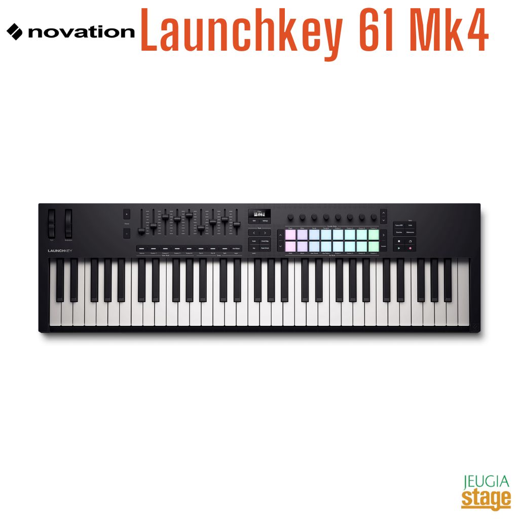 Novation Launchkey 61 Mk4【第4世代】ノベーション ラウンチキー MIDIキーボード 61鍵 DTM DAW【Stage- Desk Top Music】｜京都 JEUGIA（ジュージヤ 楽器） 30,674円
