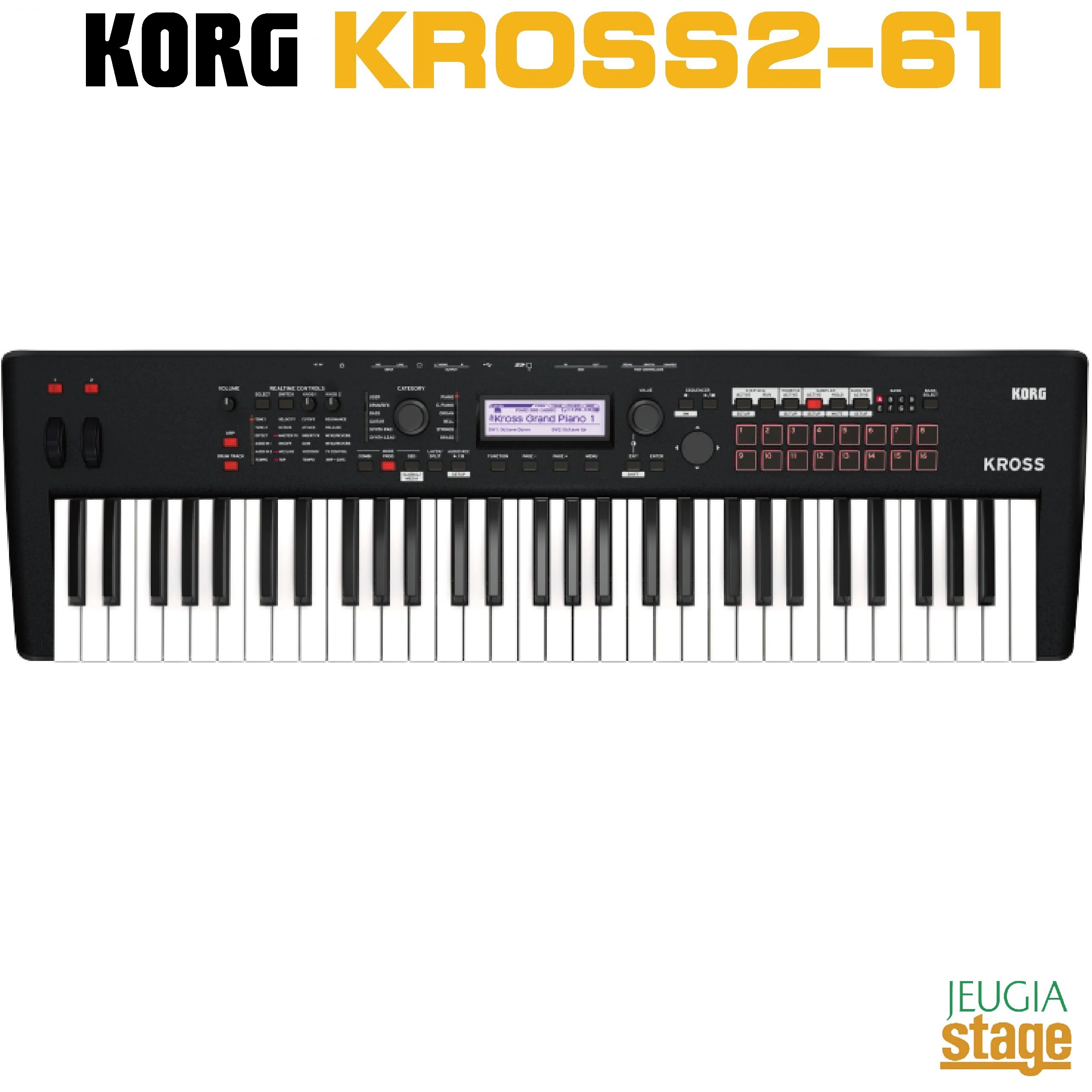 KORG KROSS2-61-MB Synthesizer Workstation Super Matte Black コルグ クロス シンセサイザー ワークステーション マット ブラック 【Stage- Synthesizer】