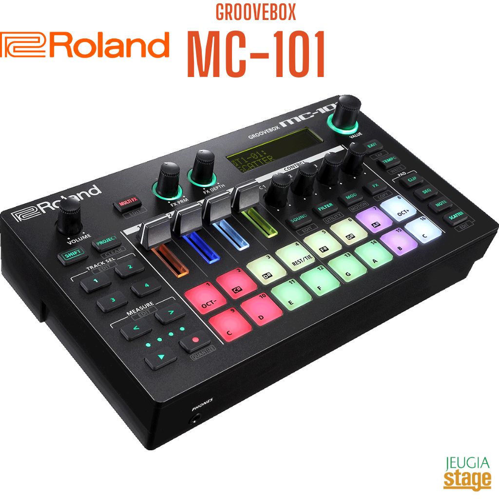 Roland MC-101 GROOVEBOX ローランド グルーヴボックス リズムマシン サンプラー AIRA アイラ 【Stage- Synthesizer】シンセサイザー