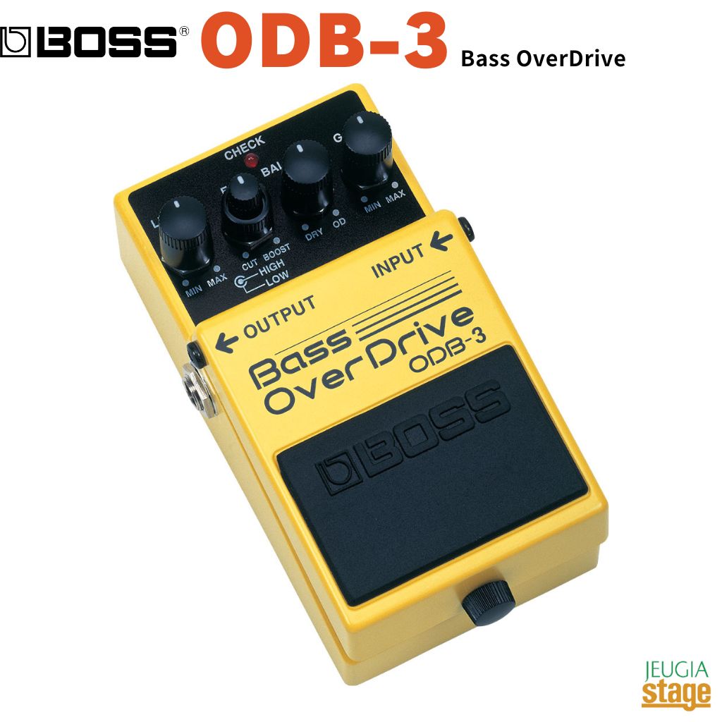 BOSS Bass OverDrive ODB-3 ボス オーバードライブ ベース用 【Stage- Guitar Accessory】エフェクター