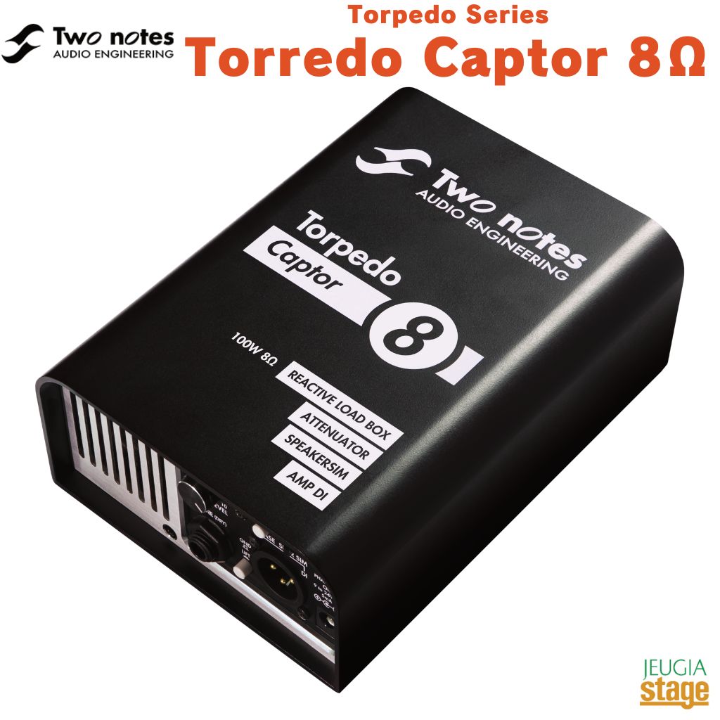 Two notes Torpedo Series Torpedo Captor 8Ω トゥーノーツ トルピードシリーズ トルピード キャプター ロードボックス+アンプ用DIボックス ダイレクトボックス 8ohm 【Stage- Guitar Accessory】