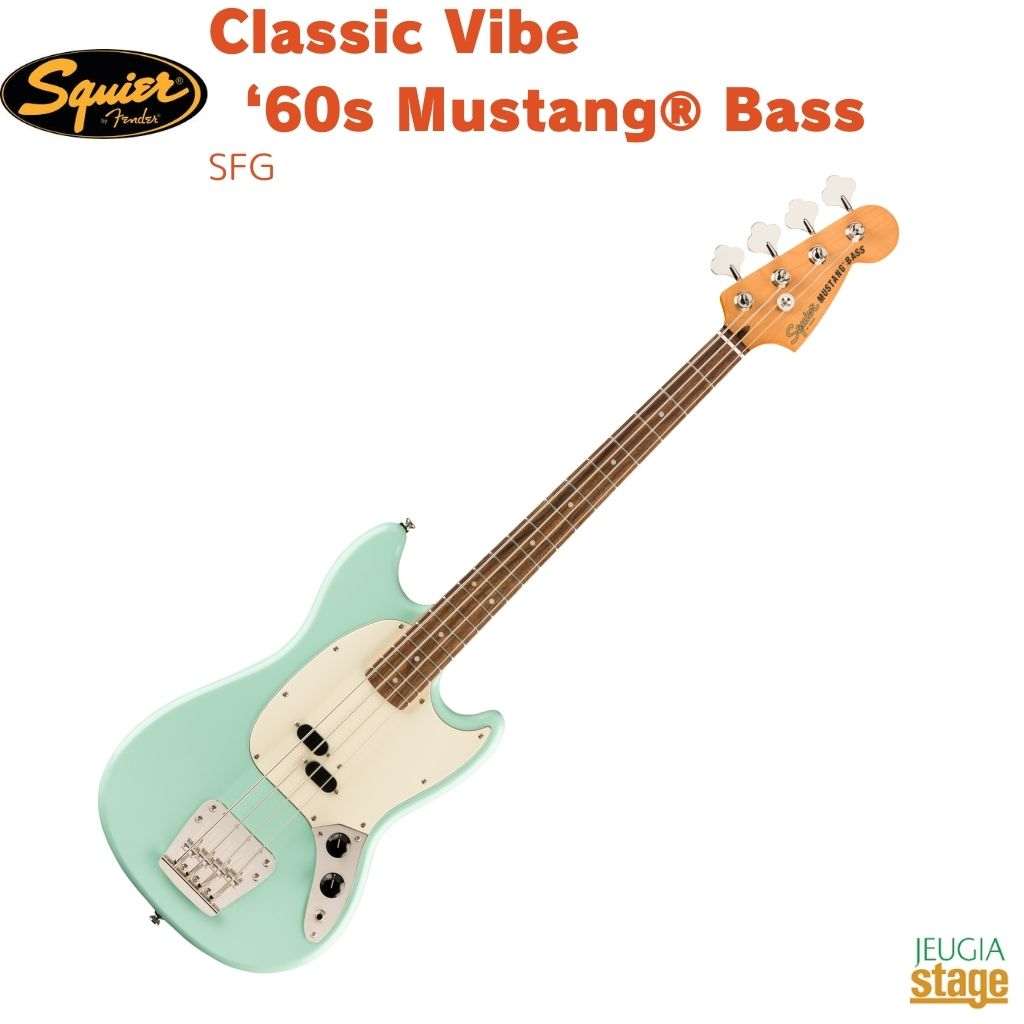 【美品】Squier by Fender Mustang フェンダー ムスタング Squier by Fender Classic Vibe '60s Mustang Bass Olympic