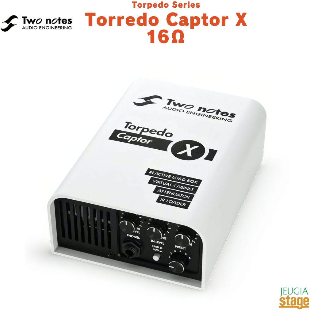 Two notes Torpedo Series Torpedo Captor X 16Ω トゥーノーツ トルピードシリーズ トルピード キャプター エックス ロードボックス＆キャビネットシミュレーションシステム DI 8ohm 【Stage- Guitar Accessory】