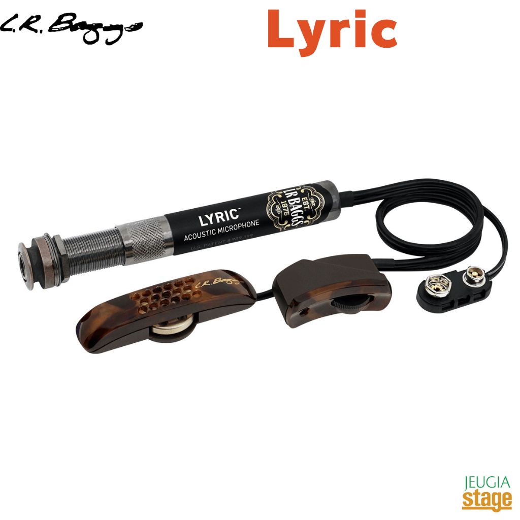 L.R.Baggs Lyric エルアールバグズ エルアールバッグス リリック 【Stage- Guitar Accessory】 アコースティックギター用ピックアップ マイクシステム アクティブタイプ アコギ 録音 レコーディング