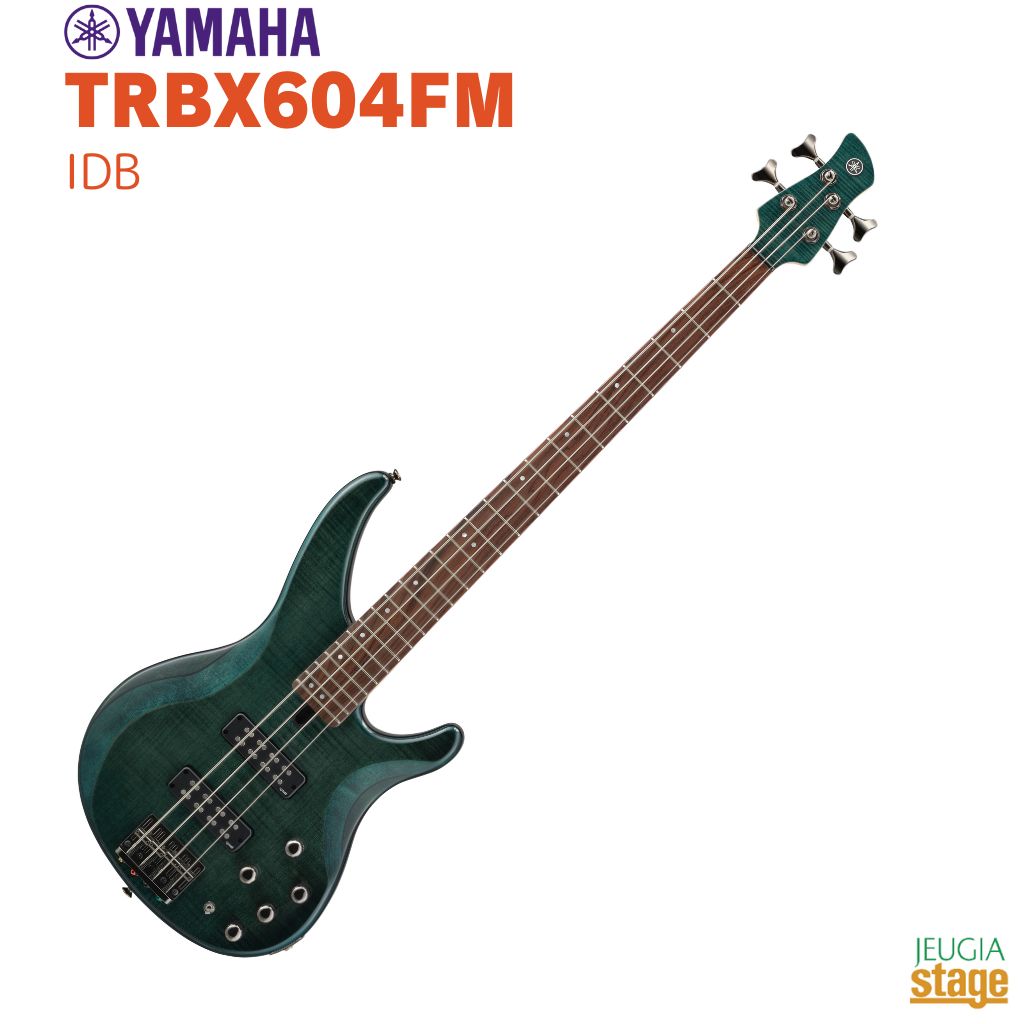 YAMAHA TRBX604FM IDBヤマハ INDIGO BLUE インディゴブルー【Stage- Bass】エレキベース エレクトリックベース 青 TRBX600シリーズ|京都 JEUGIA(ジュージヤ 楽器)