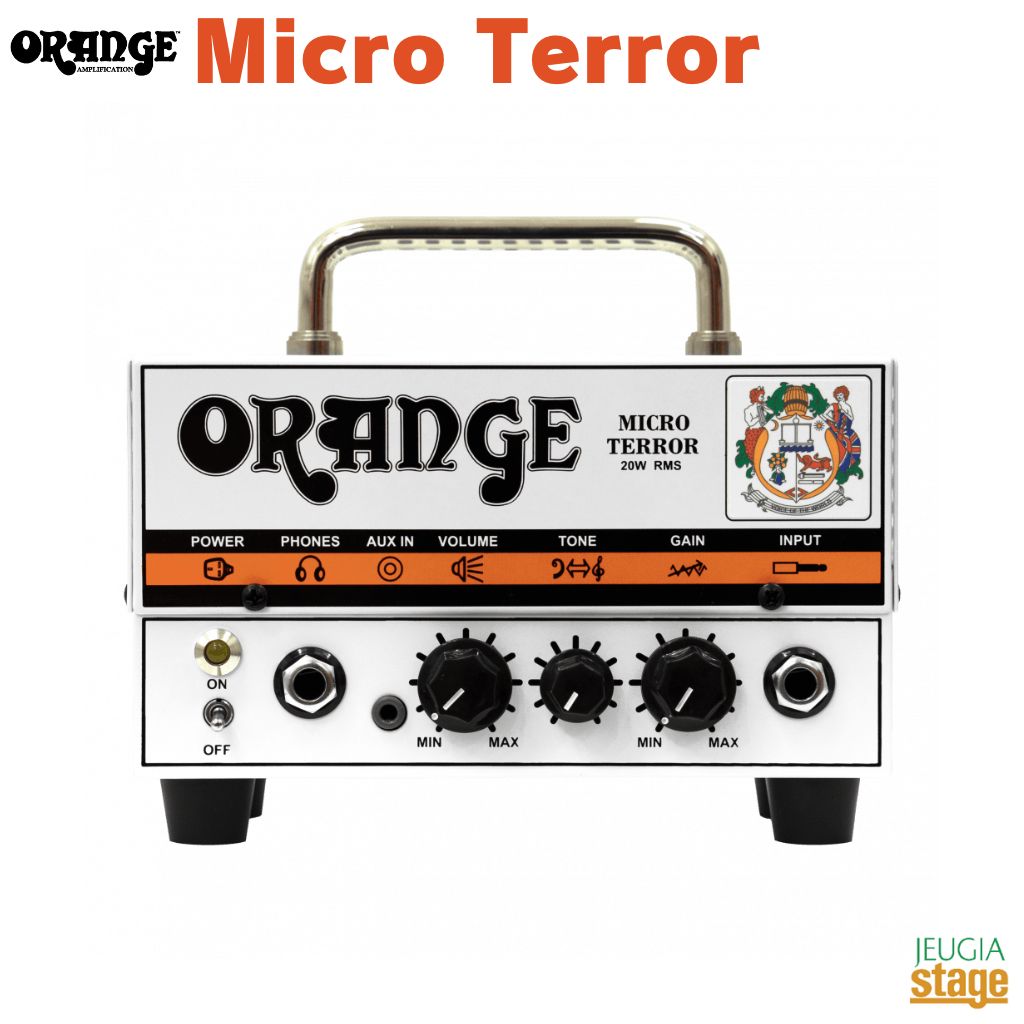 Orange Micro Terror オレンジ マイクロ・テラー エレキギター用アンプ ヘッドアンプ 【Stage- Guitar Accessory】20W ソリッドステート 練習アンプ 家庭用アンプ 小型アンプ
