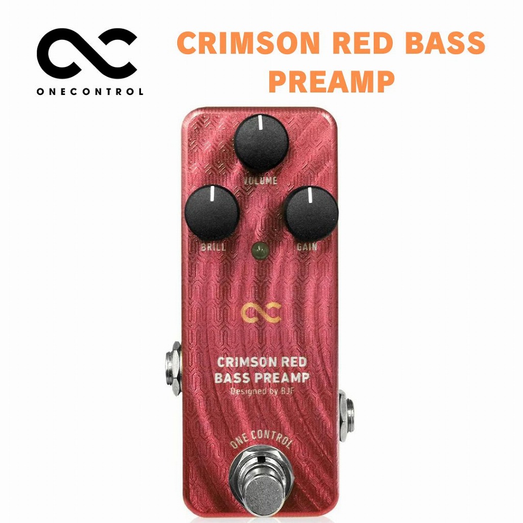 One Control CRIMSON RED BASS PREAMP BJF-Series ベース ベースプリアンプ