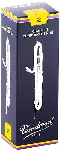 【正規輸入品】Vandoren REED TRADITIONAL Contrabass Clarinet 5枚入りバンドレン コントラバスクラリネットリード トラディショナル 青箱 硬さ:2【APEX- accessories】｜京都 JEUGIA（ジュージヤ 楽器）