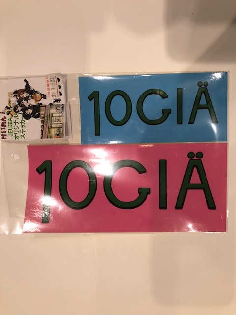 10GIA ステッカー　大小セット 10GIA オリジナル　ステッカー【けいおん！】画像