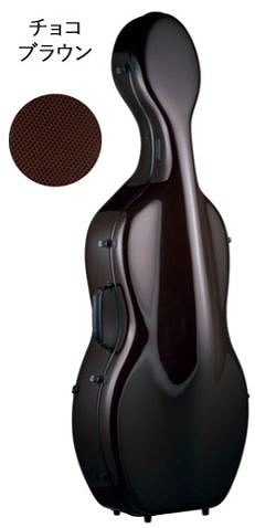チェロ ハードケース 色：ブラウン 楽天市場】【チェロケース】Carbon Mac Case CFC-3 CBチェロ用