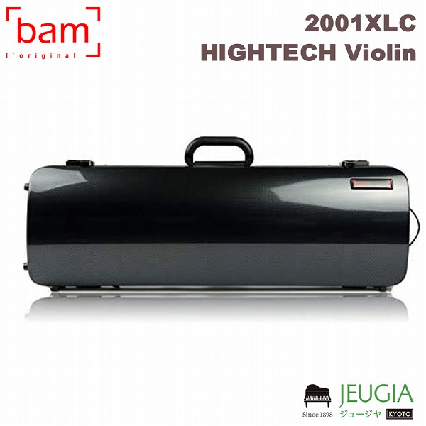 BAM/2001XLC Hightech Oblong Black Carbon 4/4サイズ用 バイオリンケース|京都 JEUGIA(ジュージヤ 楽器)