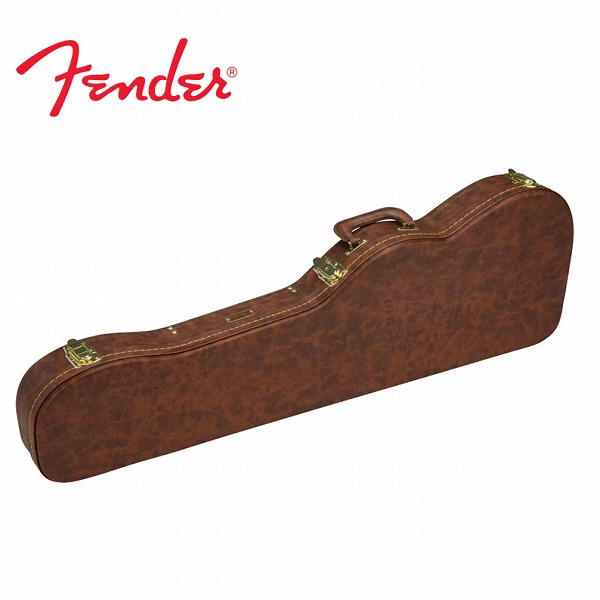 FENDER フェンダー ハードケース Stratocaster/Telecaster Poodle Case, Brown｜京都 JEUGIA（ジュージヤ 楽器）