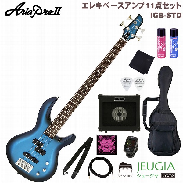 楽天市場】【アンプセット】Aria Pro II IGB-STD MBK SET