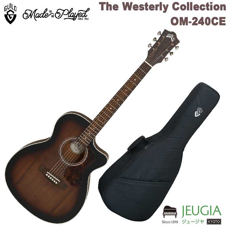 GUILD Westerly Collection/OM-240CE ACB(Antique Charcoal Burst) アコースティックギター