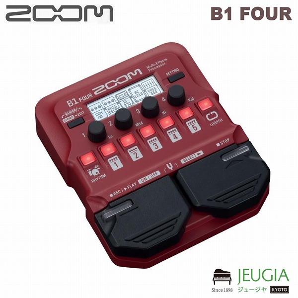 zoom B1XFour ベース用　マルチエフェクター アダプター付き Amazon | ZOOM / B1X FOUR -純正ACアダプター付- ベース用マルチ