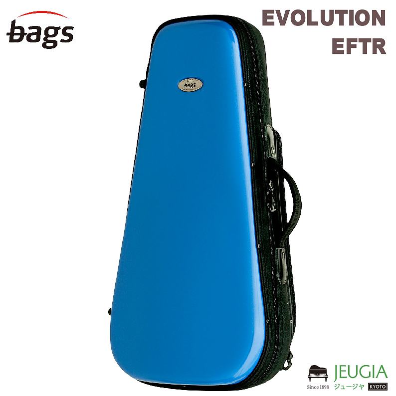 bags EVOLUTION EFTR BLU(ブルー) トランペット ハードケース バッグス|京都 JEUGIA(ジュージヤ 楽器)