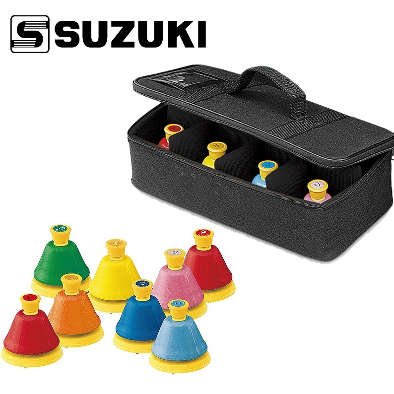 楽天市場】スズキ ベルハーモニー ハンドベル デスクタイプ 25音