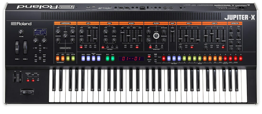 Roland JUPITER-X シンセサイザー ローランド｜京都 JEUGIA（ジュージヤ 楽器）