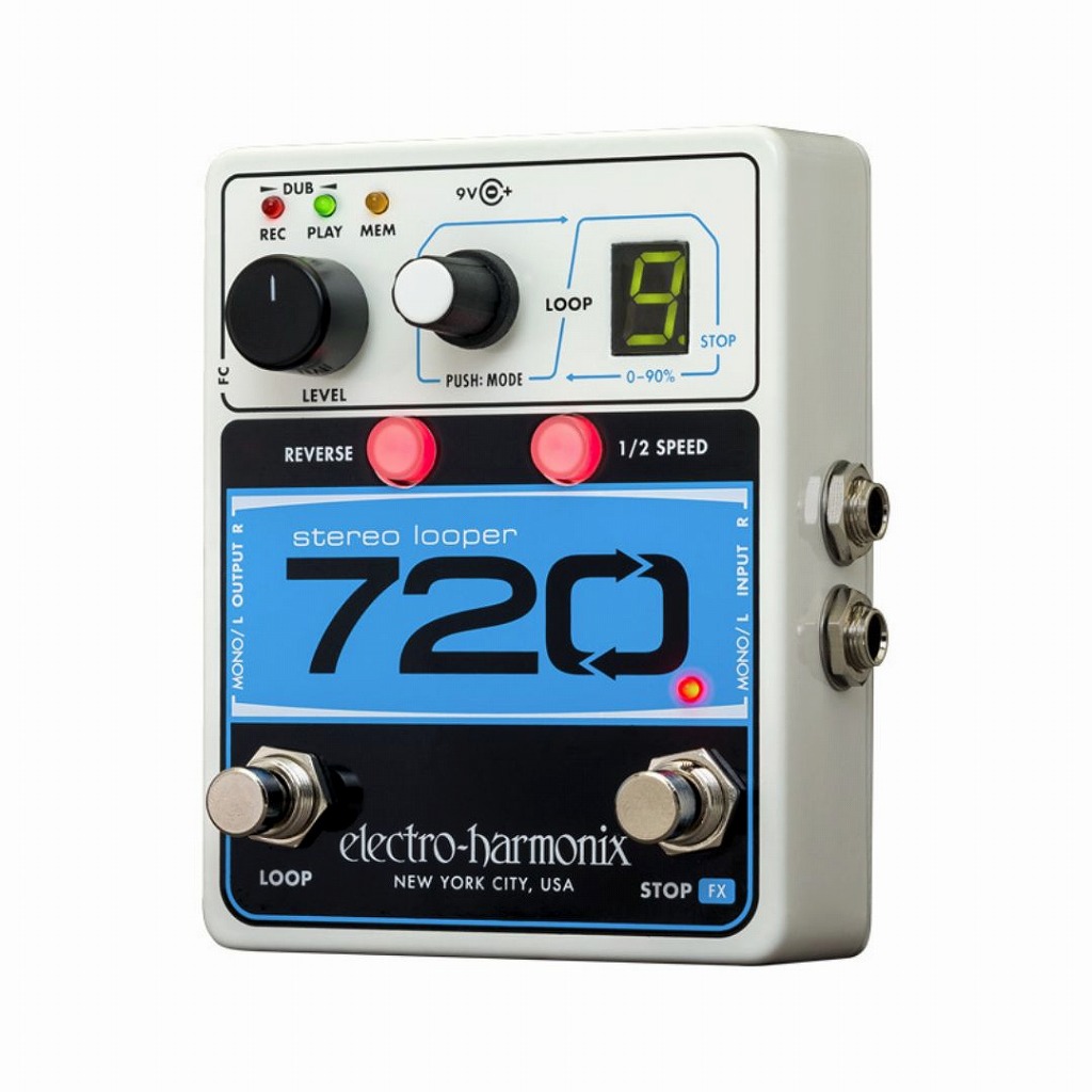 electro-harmonix 720 STEREO LOOPER｜京都 JEUGIA（ジュージヤ 楽器）