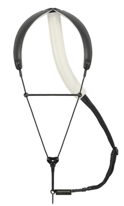 【バスクラリネットストラップ】BREATHTAKING Strap Lithe Premium II-R S-Size BLACK for Bass Clarinet ブレステイキング ストラップ ライザ プレミアム II-R バスクラ用 オリジナルオープンフック ブラック Sサイズ
