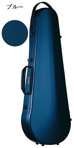 【ビオラケース】Carbon Mac CFA-2 BLU スリム カーボンファイバー製ハードケース カーボンマック ブルー