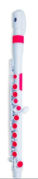 NUVO jFlute 2.0 White Pinkヌーヴォ ジェイフルート ホワイト ピンク フルート プラスチック