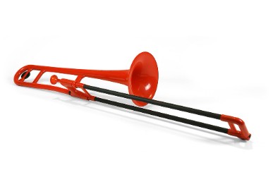 pBone RED トロンボーン プラスチック レッド プラスチックトロンボーン クリスマス