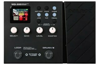 NUX MG-300 Modeling Guitar Processorニューエックス モデリングギタープロセッサー マルチエフェクター｜京都 JEUGIA（ジュージヤ 楽器）