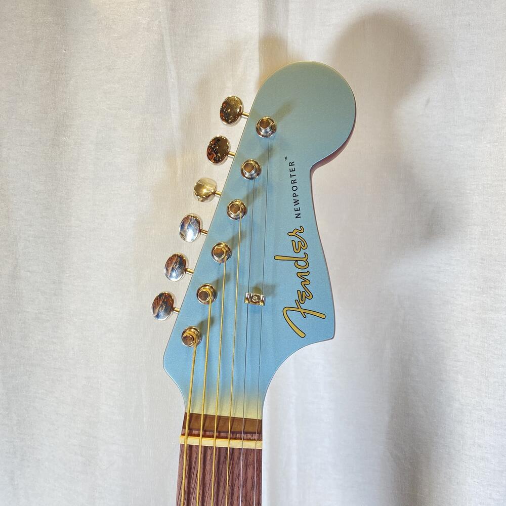 爆売り Fender Newporter Player Ice Blue Satinフェンダー アコギ アコースティックギター エレアコ フォークギター ブルー 青 京都 Jeugia ジュージヤ 楽器 激安ブランド Hazle Com