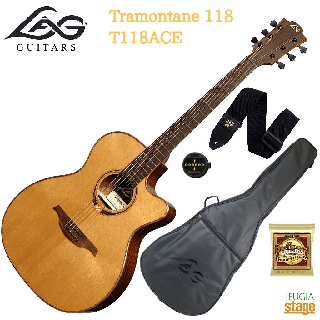 楽天市場】【チューナー・弦・ストラップ付】LAG Guitars Tramontane T70ACE SET ラグ・ギターズ トレモンテイン アコースティックギター  アコギ エレアコ セット : 京都 JEUGIA（ジュージヤ 楽器）