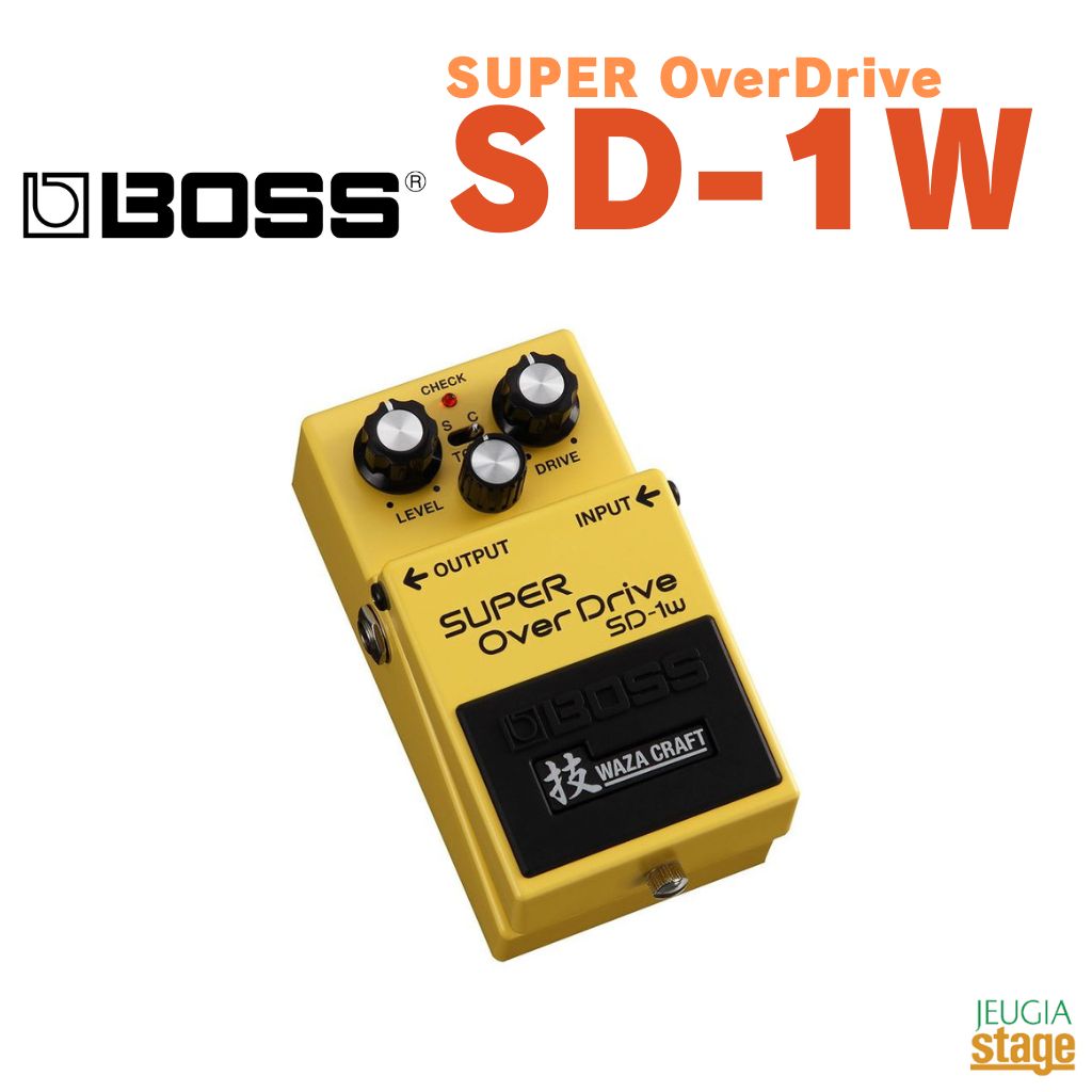 BOSS SUPER OverDrive SD-1W ボス スーパーオーバードライブ 技 WAZA CRAFT 【Stage- Guitar Accessory】エフェクター effector effect pedal ボスコン 16,500円