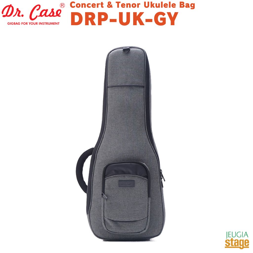 Dr.Case PORTAGE 2.0 SERIES DRP-UK-GYドクターケース ウクレレ用バッグ コンサートウクレレ テナーウクレレ ケース グレー Grey【Stage-】Ukulele|京都 JEUGIA(ジュージヤ 楽器)