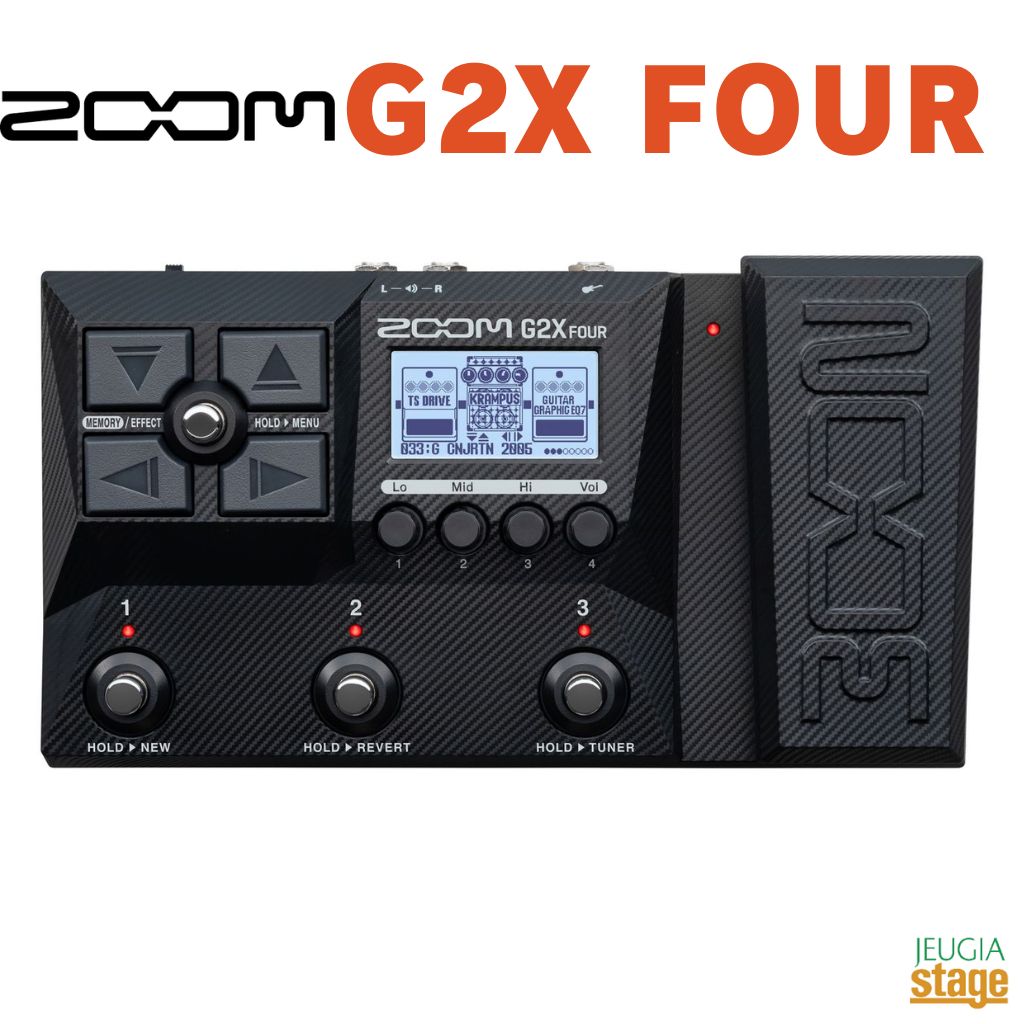 ZOOM G2 FOUR マルチエフェクター＆アンプエミュレーター ZOOM G2X FOUR ギター用マルチエフェクター＆アンプ