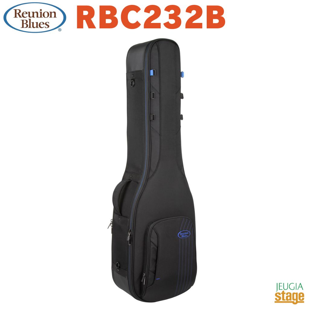 Reunion Blues RBC232B RB Expedition Double Bass Guitar Case リユニオンブルース エクスペディション・シリーズ エレキベース用バッグ ２本収納可能 【Stage- Guitar Accessory】ケース ギグバッグ