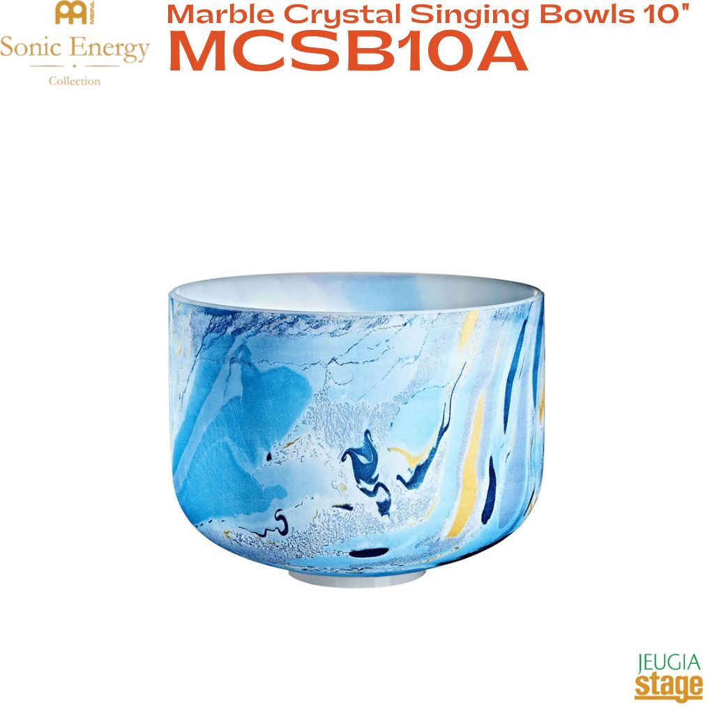 MEINL Sonic Energy MCSB10A Marble Crystal Singing Bowls 10\