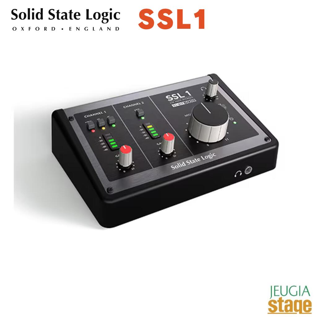 【新製品】Solid State Logic SSL1 2in 2out USBオーディオインターフェースソリッドステートロジック オーディオインターフェイス【Stage- Desk Top Music】|京都 JEUGIA(ジュージヤ 楽器)