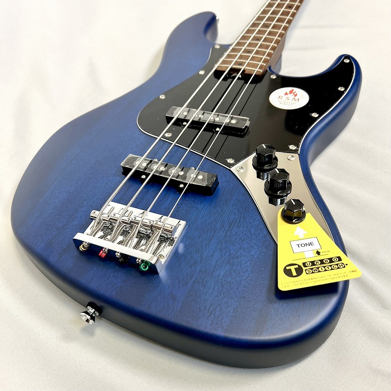 【B級品特価】Bacchus WL4-STD/RSM BLU-S (Blue Satin)Global Seriesバッカス エレキベース グローバルシリーズ ローステッドメイプル ブルーサテン【Stage- Bass】青 ジャズベースタイプ 4弦｜京都 JEUGIA（ジュージヤ 楽器） 44,550円