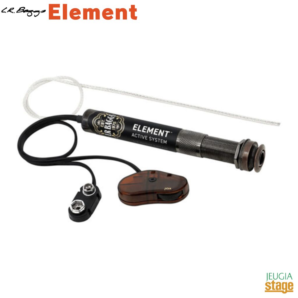 L.R.Baggs Elementエルアールバグズ エルアールバッグス エレメント アコースティックギター用ピックアップ アンダーサドルピエゾタイプ【Stage- Guitar Accessory】ソロギター バンド｜京都 JEUGIA（ジュージヤ 楽器）
