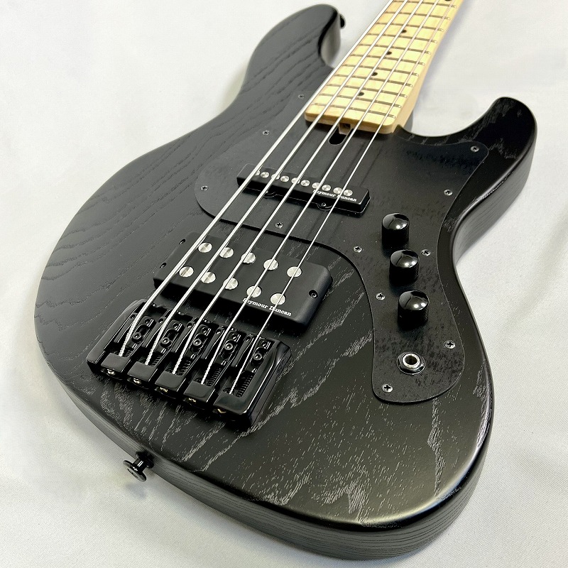 FGN JMJ52B-ASH-M/OPB (Open Pore Black)J-Standard Mighty Jazzフジゲン エレキベース 5弦 ジェイスタンダードマイティジャズ アッシュ ブラック【Stage- Bass】FUJIGEN 富士弦 黒 日本製｜京都 JEUGIA（ジュージヤ 楽器）