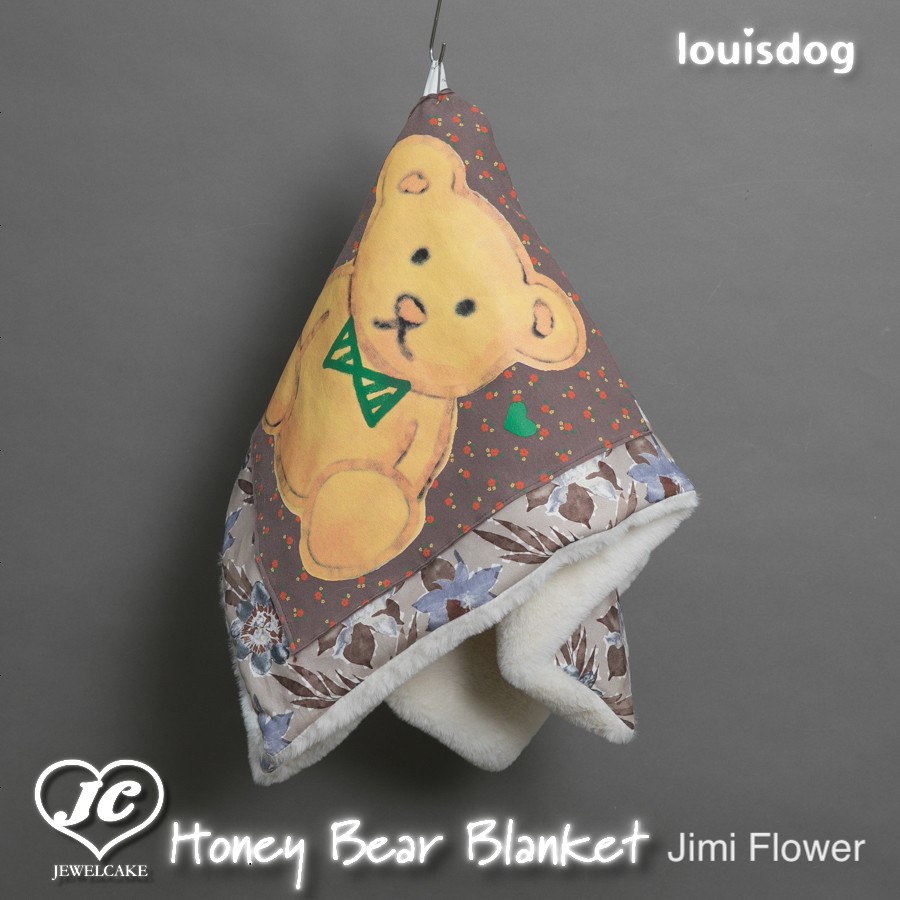 値引きする Honey Bear Blanket Jimi Flowers ハニー ベア ブランケット ジミフラワー Louisdog ルイスドッグ ペット ペット用品 犬用品 小型犬 中型犬 ベッド 毛布 寝具 セレブ 正規激安 Tiqs Com Br