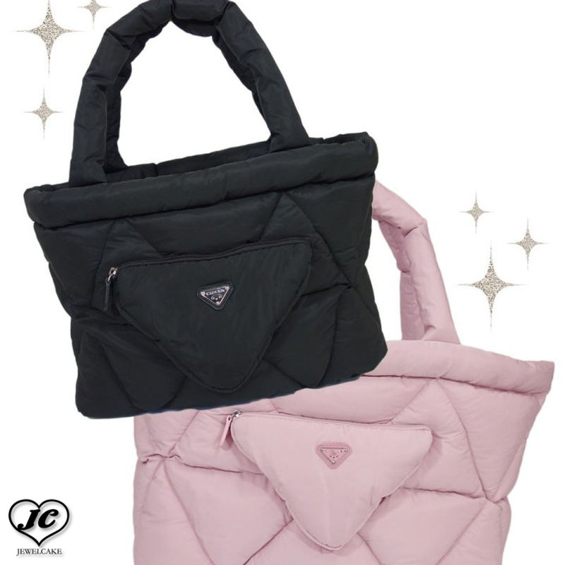 Rossignol Uo Exclusive Puffer Tote Bag in Pink