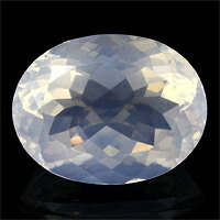 【１月２４日の誕生日石】ミルキークォーツ 宝石 ルース １９．１３CT｜直輸入価格のルース屋さん