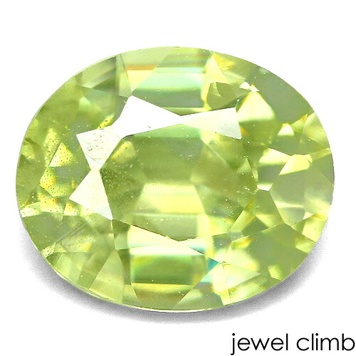 【７月の誕生石】グリーンスフェーン 宝石 ルース ０．６２ＣＴ｜直輸入価格のルース屋さん