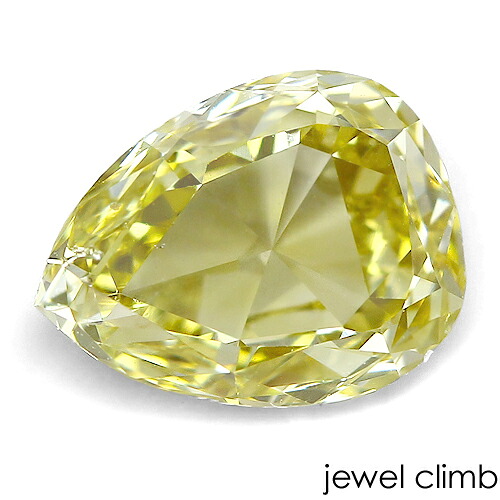 【百貨店SALE執り行なう】\u003cBR\u003e黄色金剛石 珠玉 ルース ０．７５８ＣＴ