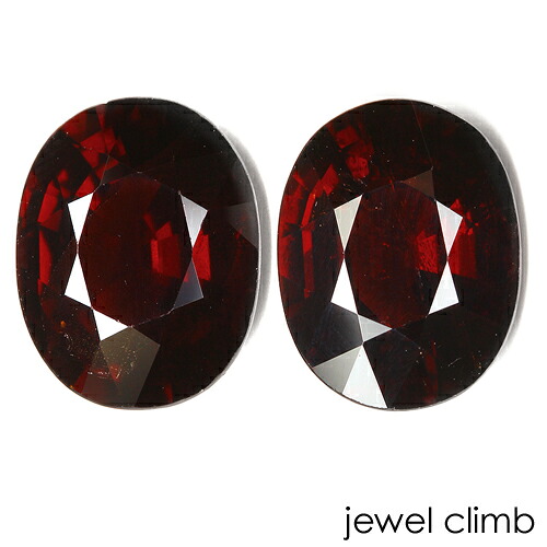 【ペアストーンセット価格】 スペサルタイト ガーネット 宝石 ルース ≪ペアストーン≫ 9.39CT