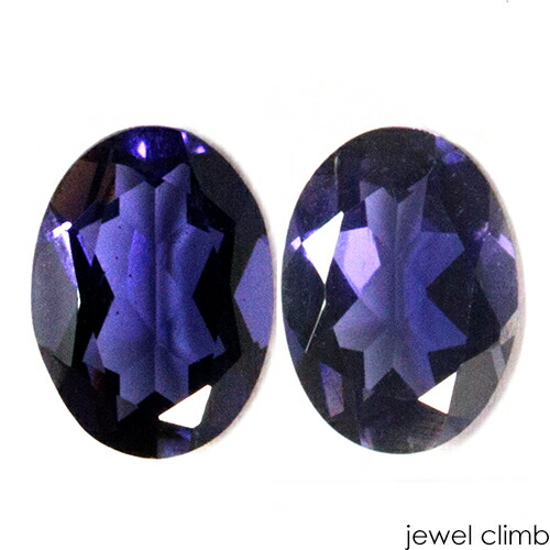 【ペアストーンセット価格】 アイオライト 宝石 ルース ≪ペアストーン≫１．２１ＣＴ
