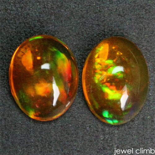 【ペアストーンセット価格】 メキシコオパール 宝石 ルース ≪ペアストーン≫０．８９ＣＴ